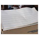 Lot of (2 Boxes) 1/2" Green Bar Stock Computer Paper - (1) 18lbs, (1) 3500 sheets 14-7/8"x8-1/2"