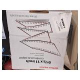 Lot of (1 Box) Office Depot Continuous Paper | 15lbs 9-1/2"x11"