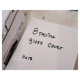 Lot of (1 Ream) Gloss Cover Sheets | 8 Point 11"x17"