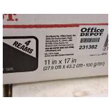 Lot of (1 Case / ~ 4 Reams) Color Copy Paper | Brilliant White 11"x17"