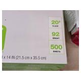 Lot of (2 Reams) Amazon Basics Legal Printer Paper | 500 Sheets | 20# | 92 Bright 8-1/2"x14"