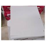 Lot of (6+ Reams) Office Depot 3-hole Punch Copy Paper | 20# | 92 Bright 8-1/2"x11"
