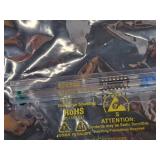 Lot of (1 Bag) Electronic Replacement Parts and Components (assorted)