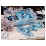 Lot of (1 Tote) Electronic Components - Capacitors (assorted)