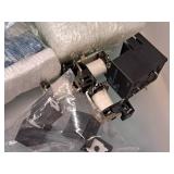 Plastic Parts Organizer Cabinet 3-drawer with Electronic Parts and Components - Capacitors, Relays