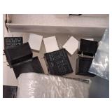 Plastic Parts Organizer Cabinet 3-drawer with Electronic Parts and Components - Capacitors, Relays