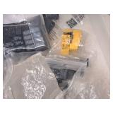 Plastic Parts Organizer Cabinet 3-drawer with Electronic Parts and Components - Capacitors, Relays