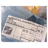 Plastic Parts Organizer Cabinet 3-drawer with Electronic Parts and Components - Capacitors, Relays