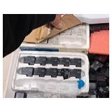 Plastic Parts Organizer Cabinet 3-drawer with Electronic Parts and Components - Omron Power PCB Relays