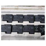 Plastic Parts Organizer Cabinet 3-drawer with Electronic Parts and Components - Omron Power PCB Relays