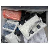 Plastic Parts Organizer Cabinet 3-drawer with Electronic Parts and Components - Omron Power PCB Relays