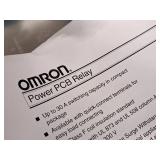 Plastic Parts Organizer Cabinet 3-drawer with Electronic Parts and Components - Omron Power PCB Relays