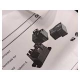 Plastic Parts Organizer Cabinet 3-drawer with Electronic Parts and Components - Omron Power PCB Relays