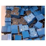 Plastic Parts Organizer Cabinet 3-drawer with Electronic Parts and Components - Omron Power PCB Relays