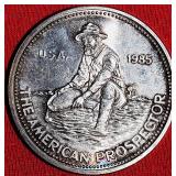 1 TROY OUNCE ENGLEHARD SILVER ROUND PROSPECTOR