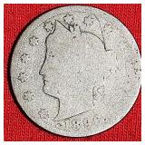 FOUR (4) 19TH CENTURY LIBERTY HEAD NICKELS 1896/1897/1897/1899