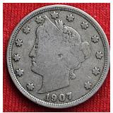 TEN (10) COIN GRAB BAG - Silver Dollars, Quarters, Halves - 1911, 1907, 1910, Bicentennial, 1940