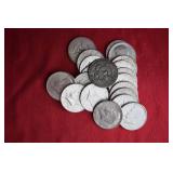 THIRTY (30) 90% SILVER KENNEDY HALF DOLLARS