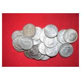 THIRTY (30) 90% SILVER KENNEDY HALF DOLLARS