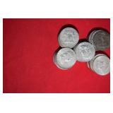 ONE HUNDRED (100) 90% SILVER FRANKLIN HALF DOLLARS