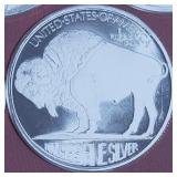 TEN (10) Silver Towne .999 fine Silver Rounds