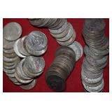 75 (SEVENTY FIVE) HALF DOLLARS