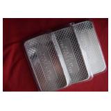 3 (THREE) 10 OZ SILVER BARS .999 FINE SILVER