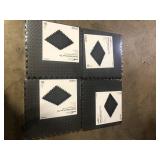 Lot of  TrafficMaster Black 24 in. W x 24 in. L x 0.47 in. Foam Interlocking Gym Floor Tiles (6 Tiles/Pack) (24 sq. ft.) Customer Returns See Pictures