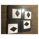 Lot of  TrafficMaster Black 24 in. W x 24 in. L x 0.47 in. Foam Interlocking Gym Floor Tiles (6 Tiles/Pack) (24 sq. ft.) Customer Returns See Pictures