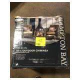 Hampton Bay 55.5 in. Outdoor Chimenea Customer Returns See Pictures