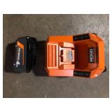RIDGID 18V 4.0 Ah MAX Output Starter Kit with Rapid Charger Customer Returns See Pictures