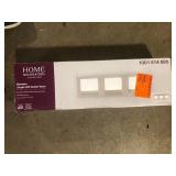 Home Decorators Collection Alberson Collection 3-Light Brushed Nickel LED Vanity Light with Frosted Acrylic Shade Customer Returns See Pictures