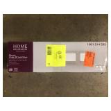 Home Decorators Collection Alberson Collection 3-Light Brushed Nickel LED Vanity Light with Frosted Acrylic Shade Customer Returns See Pictures