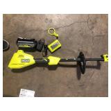RYOBI 40V 15 in. Expand-It Cordless Battery Attachment Capable String Trimmer with 4.0 Ah Battery and Charger Customer Returns See Pictures