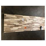 Hampton Bay 6 ft. L x 25 in. D Unfinished Acacia Butcher Block Countertop in With Standard Edge   Customer Returns See Pictures