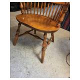 Solid Wood Dining Table with 4 Chairs with Two Extension Leaves