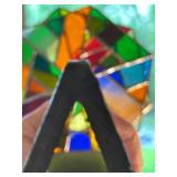 Handcrafted Stained Glass Kaleidoscope