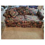 Floral Patterned Full-Size Sofa with Matching Cushions