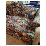 Floral Patterned Full-Size Sofa with Matching Cushions