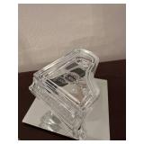 Set of 3 Crystal Etc Ornaments: Violin, Piano, and Ballerina