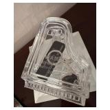 Set of 3 Crystal Etc Ornaments: Violin, Piano, and Ballerina