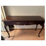 Vintage Mahogany Writing Desk with Drawer