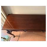 Vintage Mahogany Writing Desk with Drawer