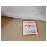 Pair of Upholstered Swivel Armchairs with Button Tufting