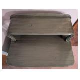 Vintage Painted Wooden Cabinet with Shelving