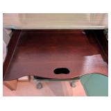 Vintage Painted Wooden Cabinet with Shelving