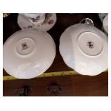 Collection of Vintage Porcelain and Bone China Teacups and Saucers