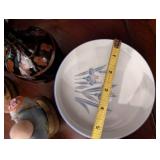 Assorted Decorative Ceramic and Metal Bowls and Vases