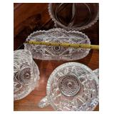 Collection of Crystal Cut Glass Dishes and Bowls