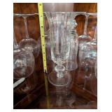 Set of Elegant Crystal Wine, Cocktail Glasses, and Goblets